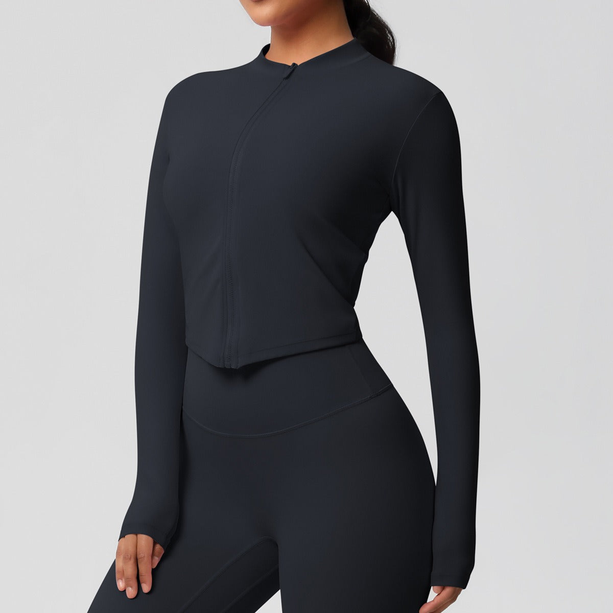 Second-Skin Vormgevende Actieve Crop Top
