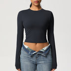 SculptFit Cropped Vormgevende Sporttop