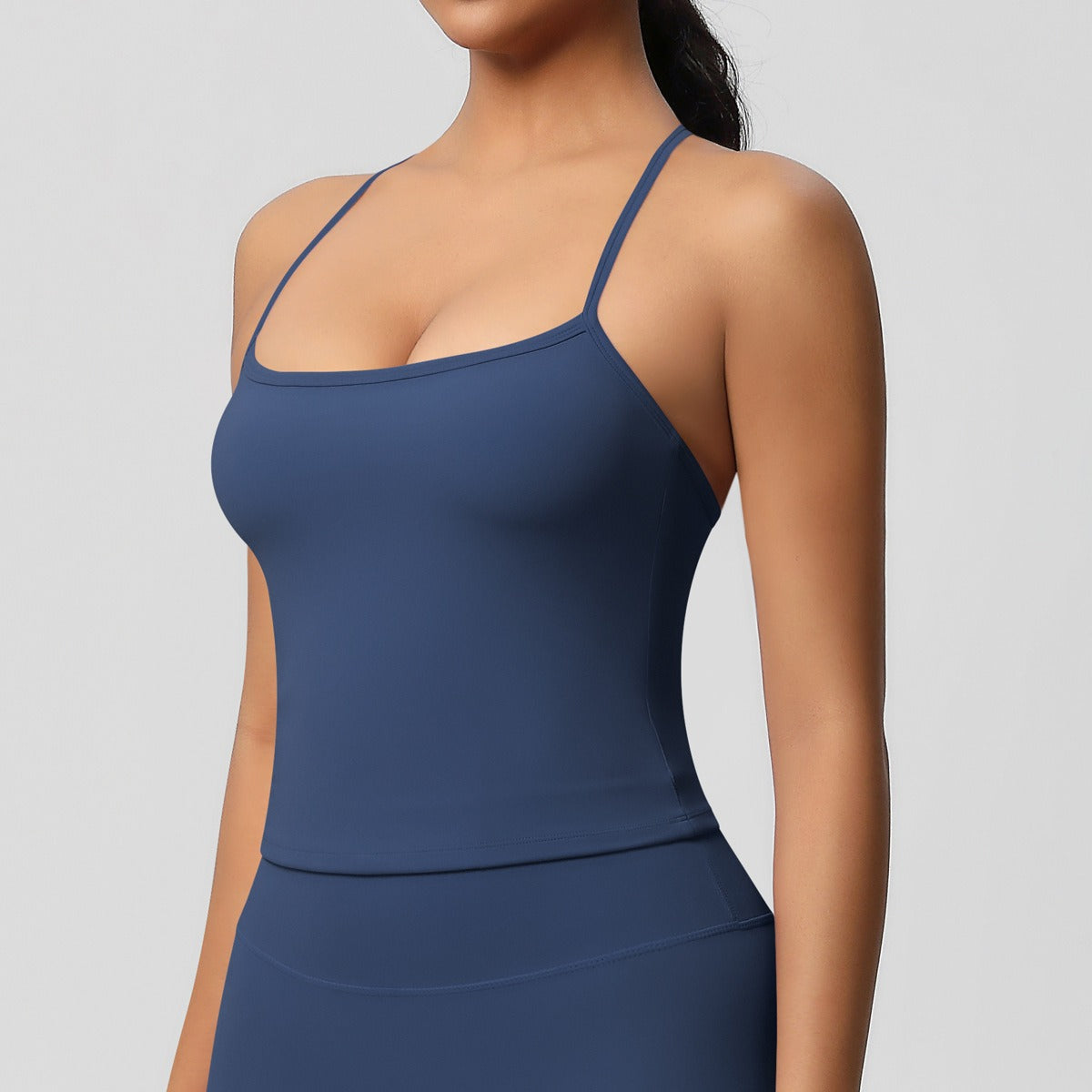 Korte Mouw Sculpting Actieve Croptop
