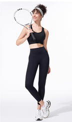 Sculpting legging met hoge taille en mesh-panelen