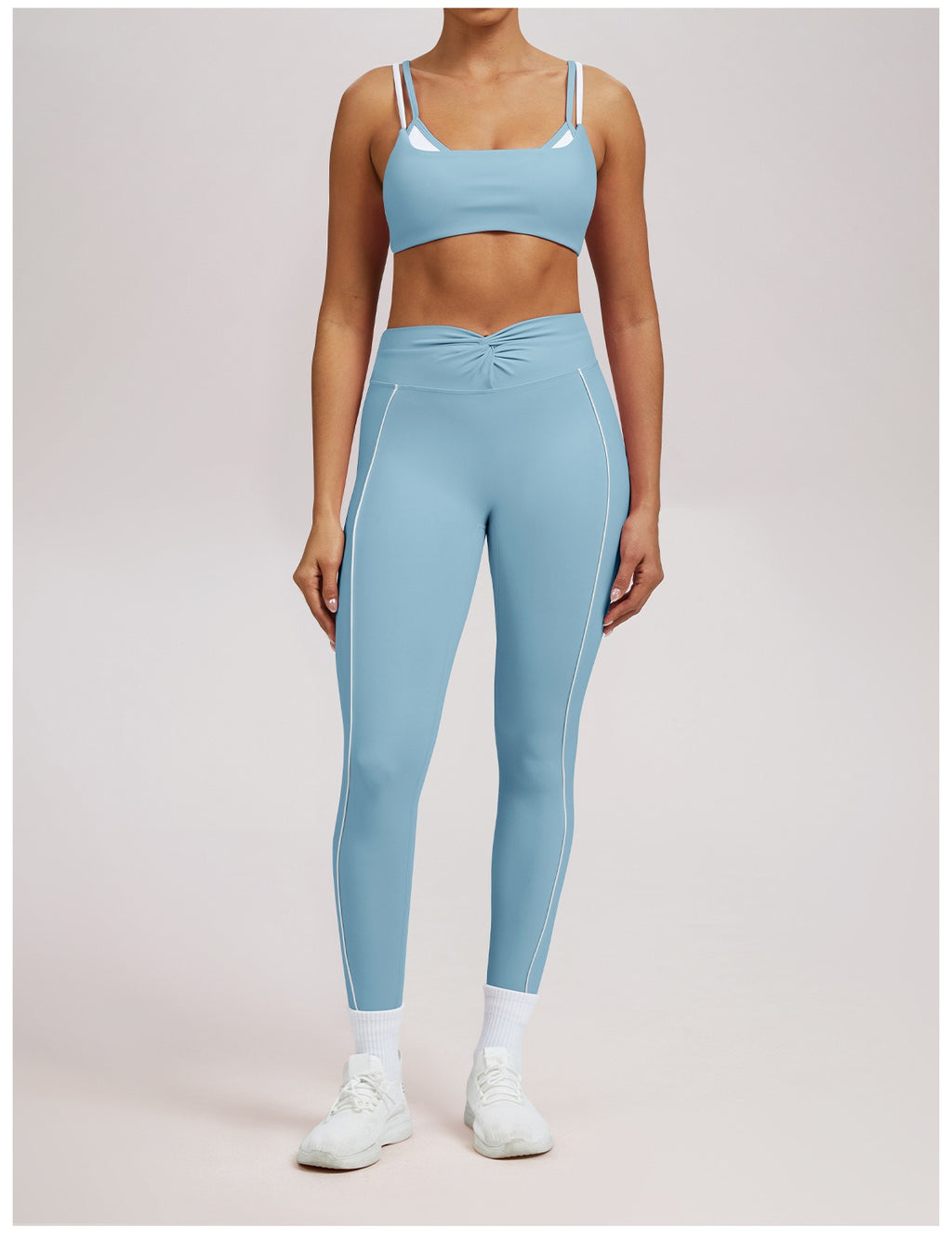 High-Waist Shaping Legging met Contrasterende Lijn