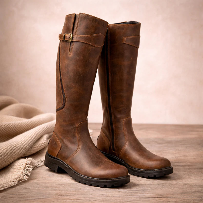 Elegant Waterproof Women's Boots | Warm Outdoor Boots