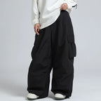 Unisex Ski Pants, Relaxed Fit, Breathable Insulated Snowboard Pants with Zipper - Color 15