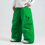 Unisex Ski Pants, Relaxed Fit, Breathable Insulated Snowboard Pants with Zipper - Color 11