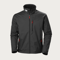 Women's Waterproof Rain Jacket with Hood and Reflective Details - Black