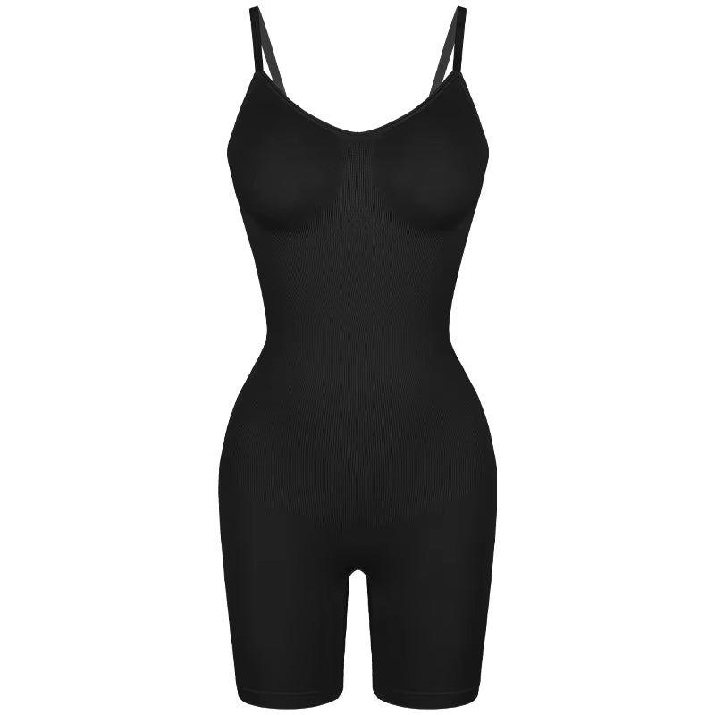 Naadloos Vormgevend Bodysuit met Verstelbare Bandjes