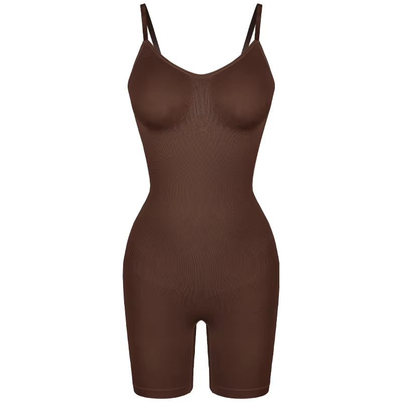Naadloos Vormgevend Bodysuit met Verstelbare Bandjes