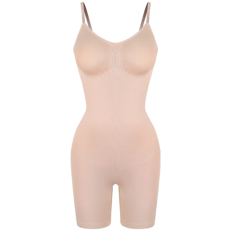 Naadloos Vormgevend Bodysuit met Verstelbare Bandjes