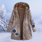 Long Quilted Puffer Winter Jacket with Hood | Perfect for Cold Winter Days - Khaki