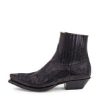 Western Cowboy Boots with Embroidery & Durable Rubber Sole | Perfect for Autumn - Black