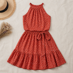 Halter Dream Dress - Feel the Breeze and Bloom with Effortless Summer Grace