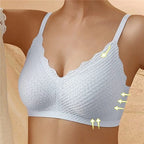 Women's Wireless Bra, Breathable with Moisture Control - Blue