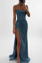 Women's Evening Maxi Dress with Corset | Formal Elegant Gown