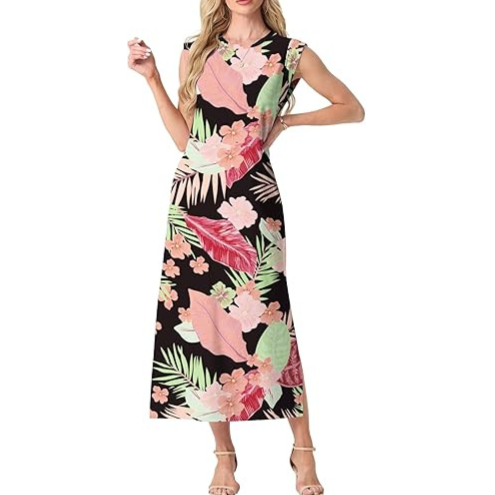 Velvet Maxi Summer Dress – Lightweight Flattering for Women