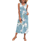 Maxi Summer Dress – Lightweight Button Down for Women