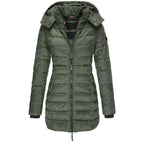Ashby - Water-Resistant Quilted Winter Puffer Jacket - Green