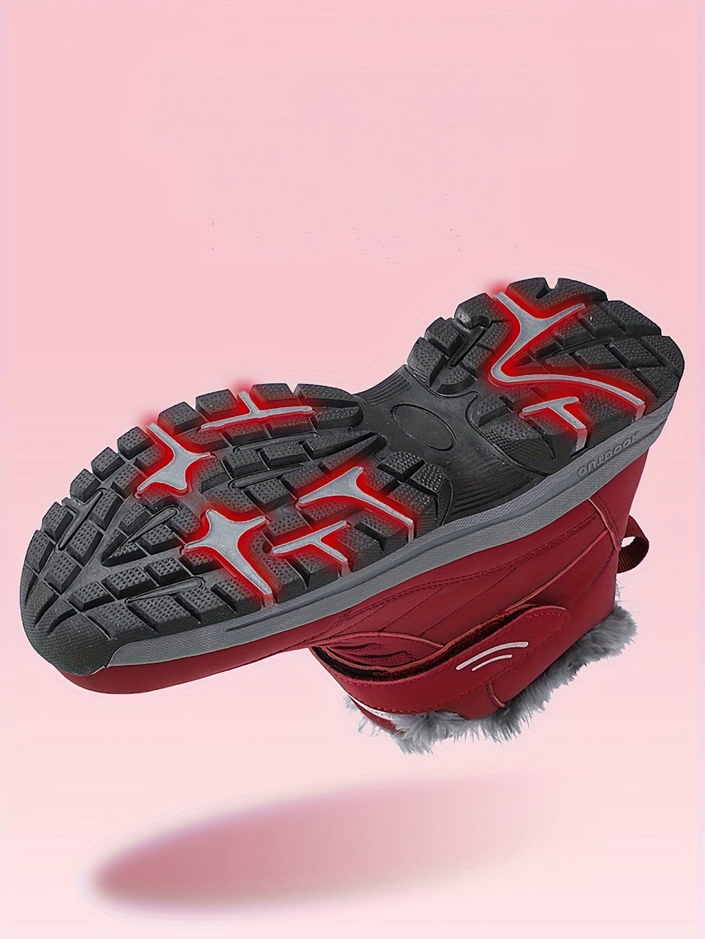 Women's Warm Snow Boots Anti Slip High Top Winter Ankle Boots with Soft Lining for Outdoor Wear