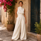 Elegant Sleeveless Jumpsuit for Women with a Fitted Belt | Party Outfit