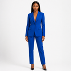 Women's Blazer and Trousers Suit with a Classic Line | Style That Never Quits