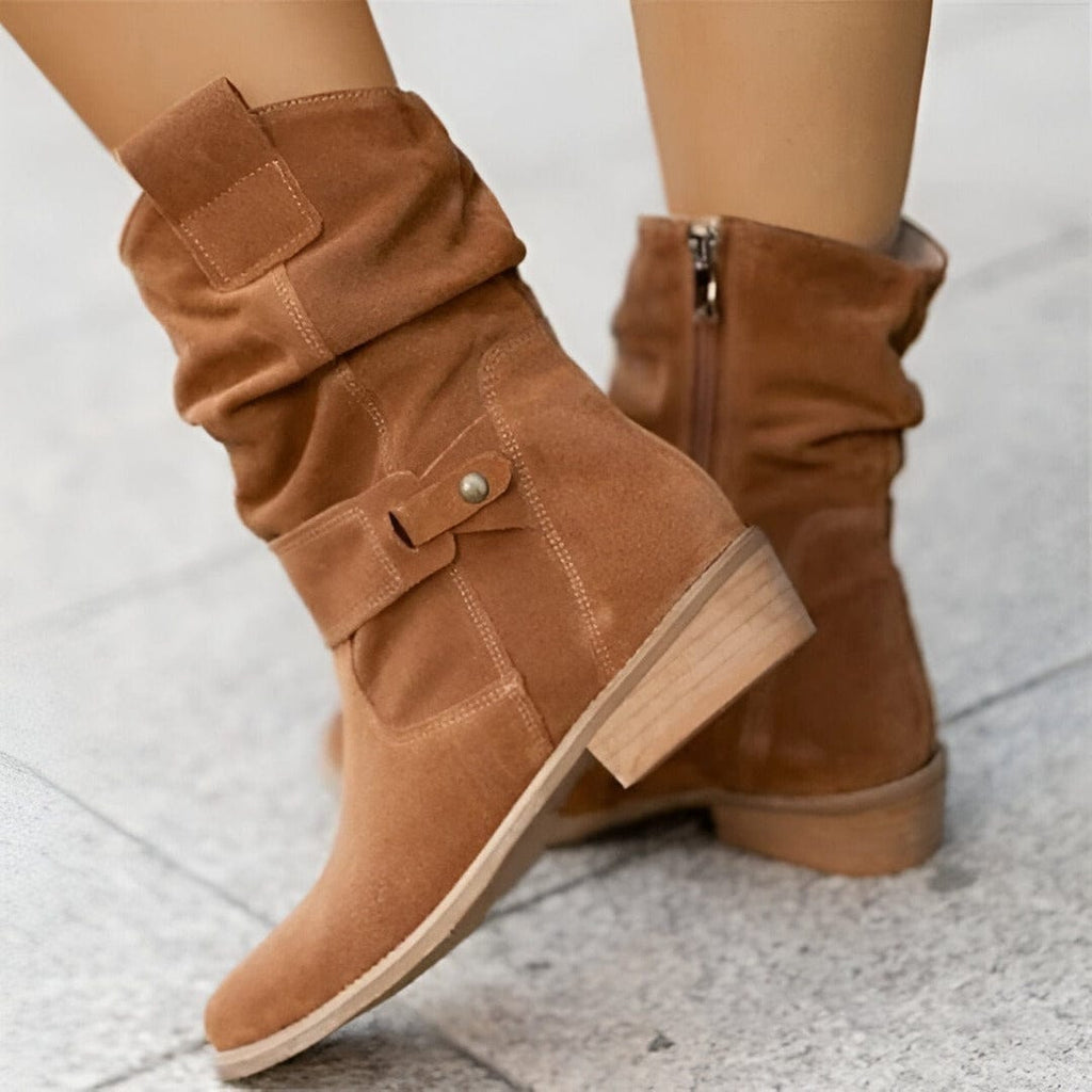 Casual Boots with Soft Sole and Durable Construction | Perfect for Autumn & Spring - Brown