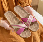 Comfortable Sandals for Women with Red Cross Straps | Casual Sandals