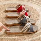 Comfortable Sandals for Women with Red Cross Straps | Casual Sandals