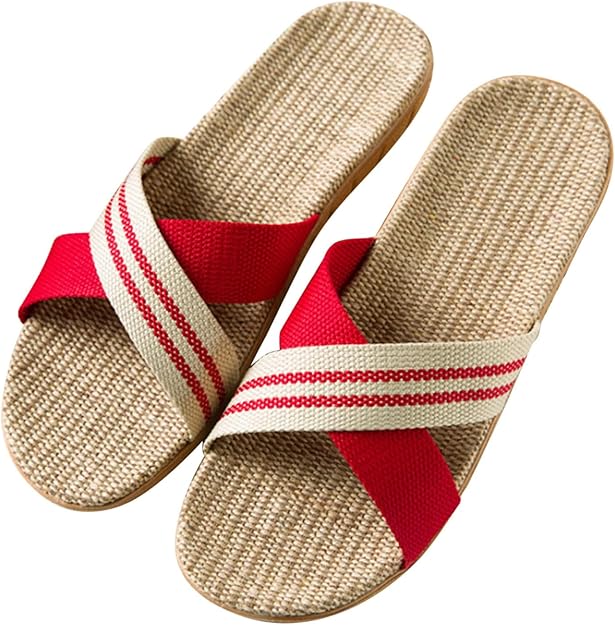 Comfortable Sandals for Women with Red Cross Straps | Casual Sandals