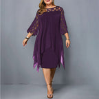 Elegant Midi Dress | Cocktail Party Dress
