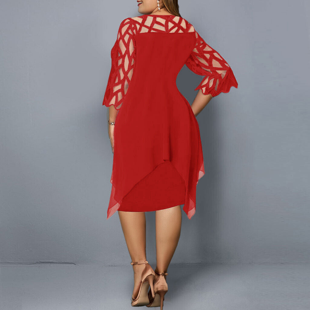 Elegant Midi Dress | Cocktail Party Dress
